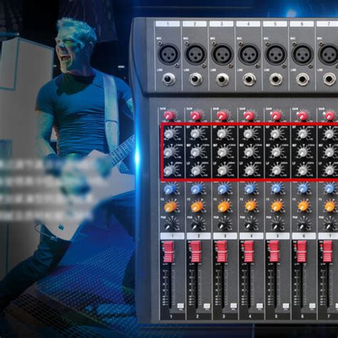 Pro Usb Bluetooth Live Studio Audio Sound Mixer Channel Mixing