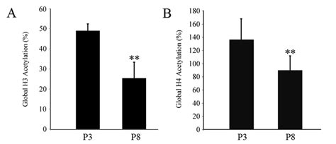 Global Acetylation Status Of Histones H3 And H4 In FPMSCs Total