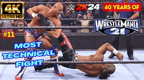 Wwe K Kurt Angle Vs Shawn Michaels Showcase Walkthrough Gameplay