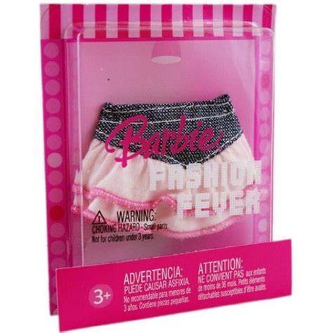 Moda Barbie Fashion Fever Falda Rosa K8458 Barbiepedia