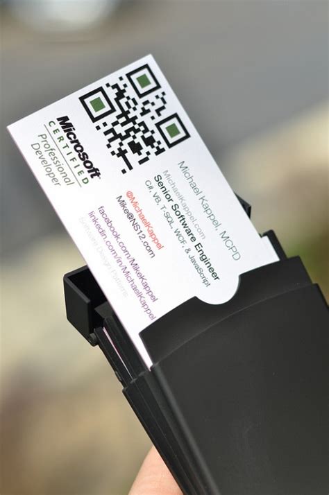 Amazing Examples Of Qr Code Business Card Designs Tutorialchip