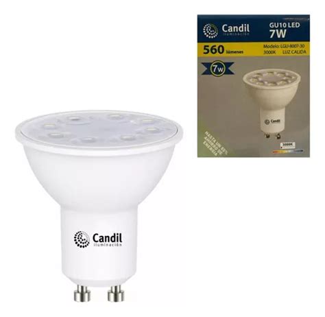 Pack X 5 Lampara Dicroica Led 7w Calida Fria Dicro Gu10 MercadoLibre