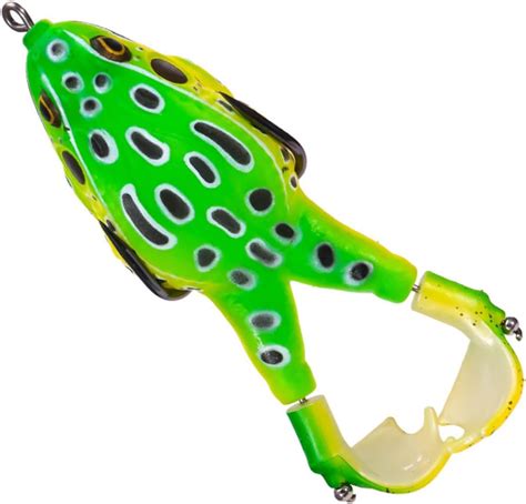 Amazon Mednkoku Double Propeller Frog Bait Soft Silicone