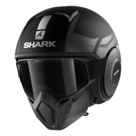 Casco Jet Shark S Drak Carbon Skin In Fibra Nero Carbon In Italia