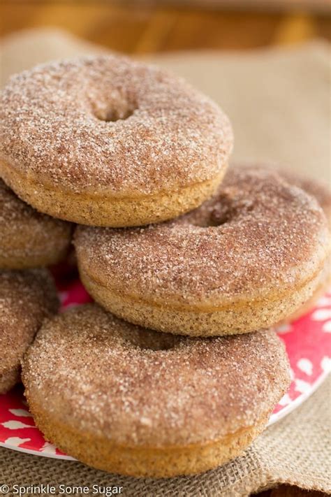 Cinnamon Sugar Donuts Sprinkle Some Sugar