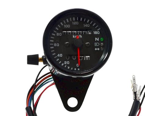 Tacho 12V Motorrad Quad ATV Tachometer universal Kilometerzähler 60mm