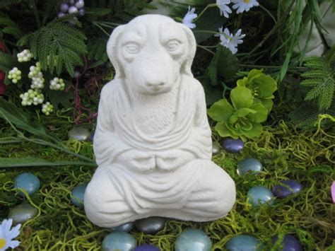 Dog Buddha Concrete Zen Buddha Garden Buddha Dog Statue Buddha