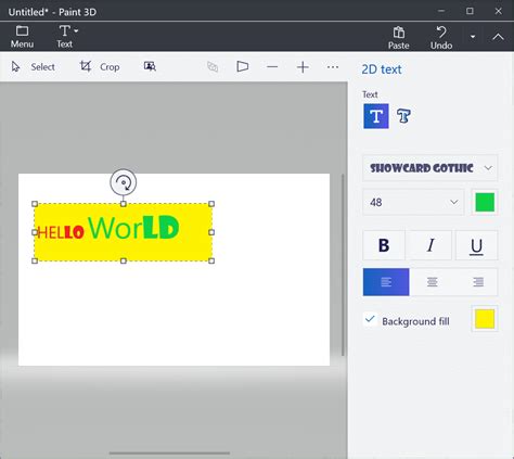 A Complete Guide To Adding And Editing Text In Paint 3D