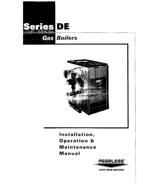 PEERLESS SERIES DE INSTALLATION OPERATION MAINTENANCE MANUAL Pdf