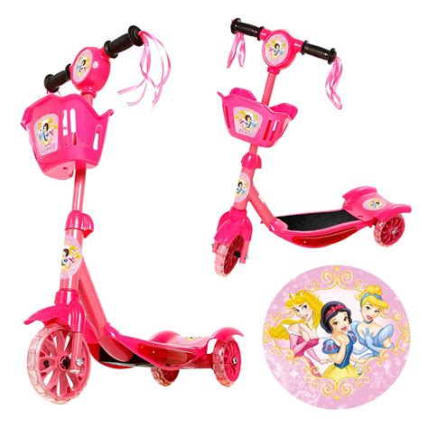 Patinete Para Crian As Scooter Rodas Brinquedo Infantil De Led E Som