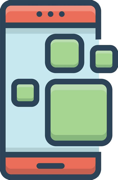 colorful icon  application  vector art  vecteezy