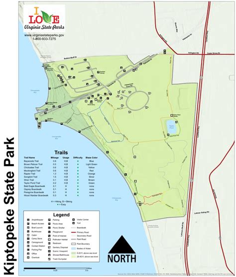 Kiptopeke State Park map by Virginia State Parks - Avenza Maps | Avenza ...