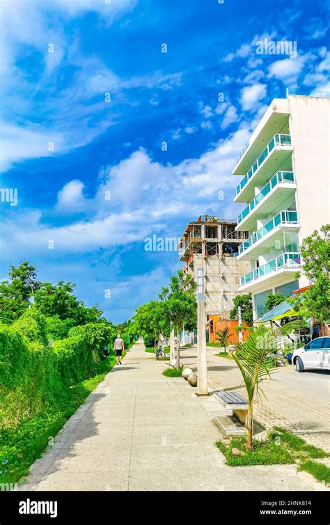 Build A Hotel Complex Construction Sites Playa Del Carmen Mexico Stock