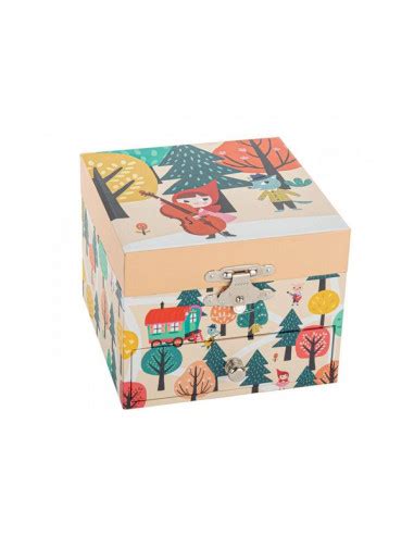 S20595 COFFRET MUSIQUE CUBE PETIT CHAPERON L Atelier De Geppetto