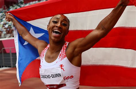 Puerto Rico S Camacho Quinn Wins Olympic 100m Hurdles Gold Inquirer