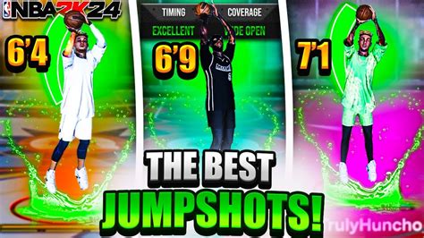 The Best Jumpshots For Every Build Height 3pt Rating In Nba 2k24