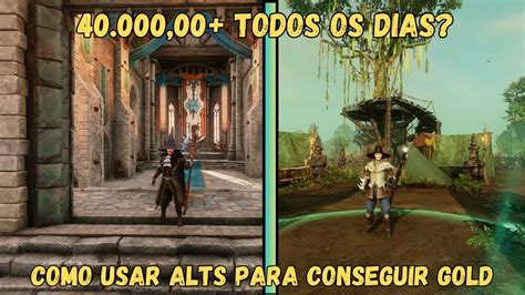 Como conseguir gold personagens secundários no New World YouTube