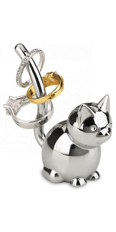 Buy Umbra Zoola Cat Ring Holder In Chrome At Wellca Free Shipping