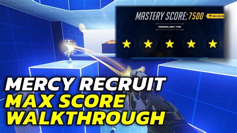 Hero Mastery Mercy Recruit Stars Max Score Walkthrough Overwatch