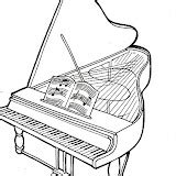 Dibujos De Pianos Para Pintar