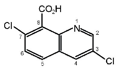 3 7 Dichloro 8 Quinolinecarboxylic Acid IUPAC Name Of Quinclorac