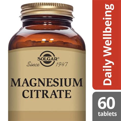 Solgar Magnesium Citrate Health St Pharmacy Monaghan Ireland