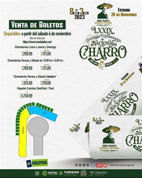 Venta De Boletos Del Lxxix Congreso Y Campeonato Nacional Charro San