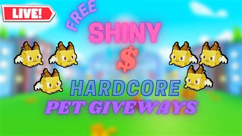 Live Pet Simulator X Shiny And Hardcore Pet Giveaway Petsimulatorx