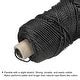 Twisted Nylon Mason Line Black 100M 109 Yard 3MM Dia For DIY Projects