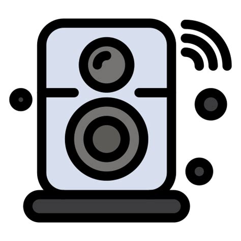 Speaker Flatart Icons Lineal Color Icon