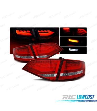 Pilotos Led Para Audi A B Sedan Rojo Blanco Led