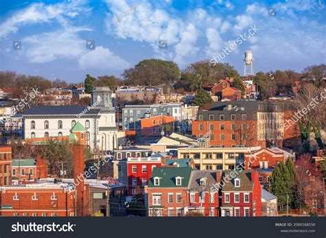 Richmond Virginia Neighborhoods Cityscape Afternoon Stock Photo