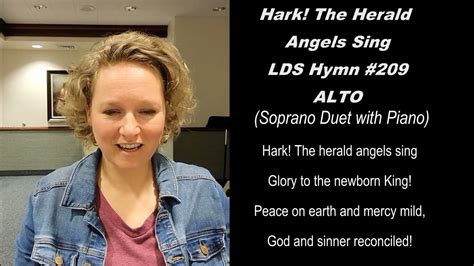 Hark The Herald Angels Sing Alto Lds Hymn Sing With Rachael