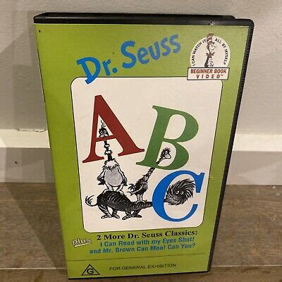 DR. SEUSS ABC VHS Dr Seuss Vhs Kids Beginner Book Video Used $18.04 ...