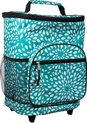 Attractive Insulated Rolling Cooler Bag With Telescoping Handle 16 Inch 21 Quart Wheeled