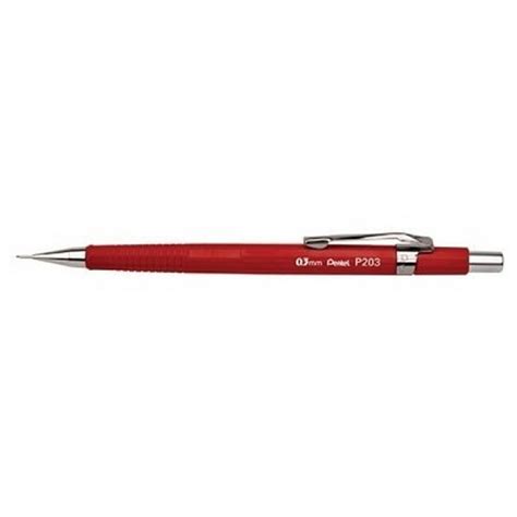 Lapiseira Pentel Sharp P203 Vermelho Ferrari 0 3mm No Shoptime