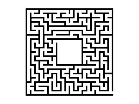 Maze SVG, Simple Maze Svg, Maze Clipart, Maze Files for Cricut, Maze ...