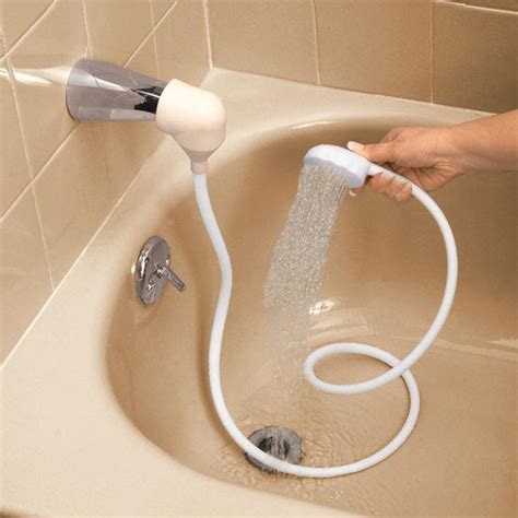 Hand Held Shower Attachment Bathtub Faucet At Marlen Springer Blog