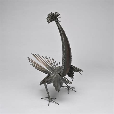 Michel Anasse Large Sculpture Of A Rooster 1960s Iron For Sale At Pamono