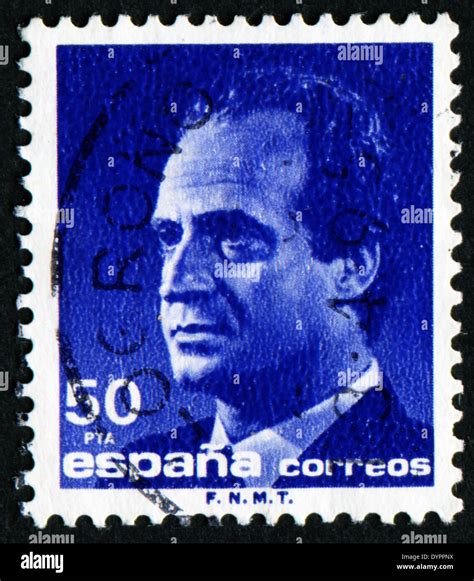 Spain Circa A Stamp Printed In Spain Shows A Portrait Of King