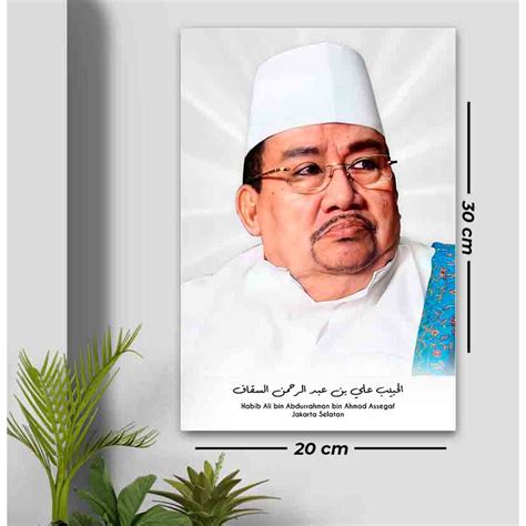 Jual Foto Poster Habib Ali Bin Abdurrahman Assegaf Ulama Wall Decor