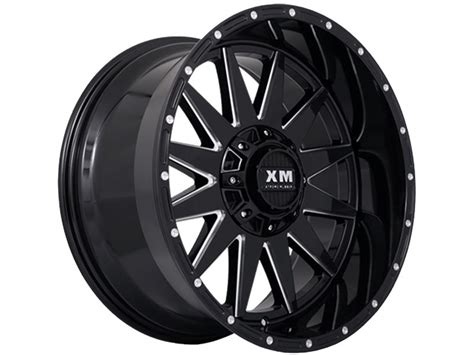 Xm Offroad Milled Gloss Black Xm 312 Wheels Rugged Ridge