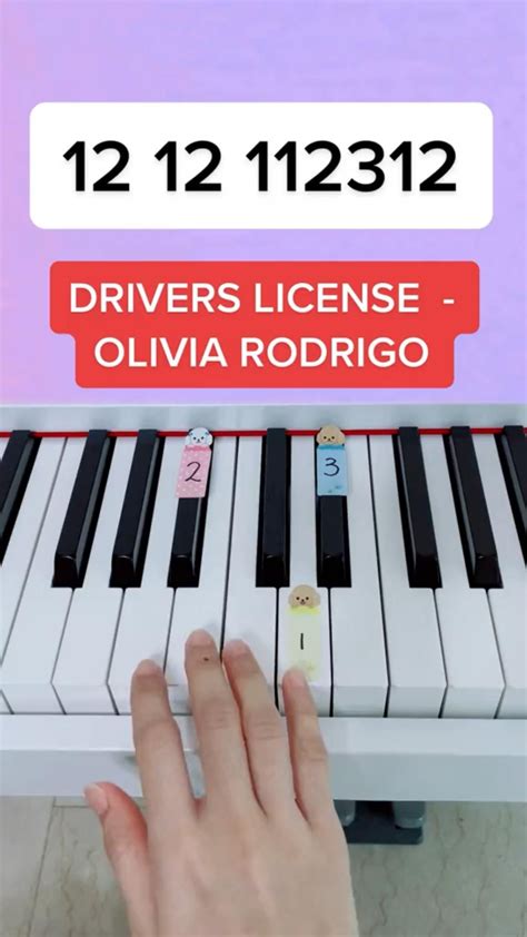 Drivers License Olivia Rodrigo Piano Tutorial Easypianotutorial Artofit