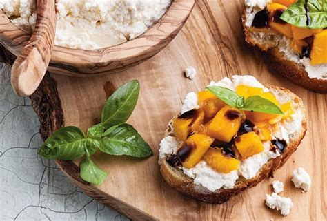 Pan Tostado De Queso De Cabra Y Mango De Kcal Receta F Cil En La