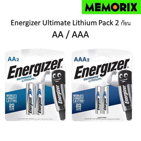 ถูกที่สุด ของแท้ Original Energizer Ultimate Lithium Battery Aa Aaa Pack2 L91 Rp2 ถ่าน