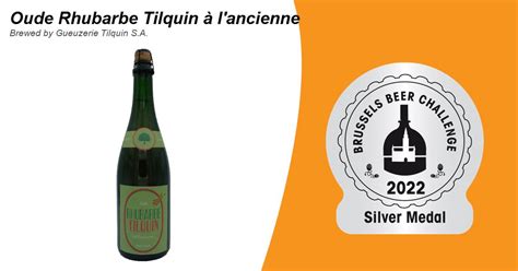 Oude Rhubarbe Tilquin à l ancienne Bruxelles Bière Challenge