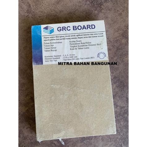 Jual Grc Board Mm X X Mm Jakarta Barat Mitra Bahan