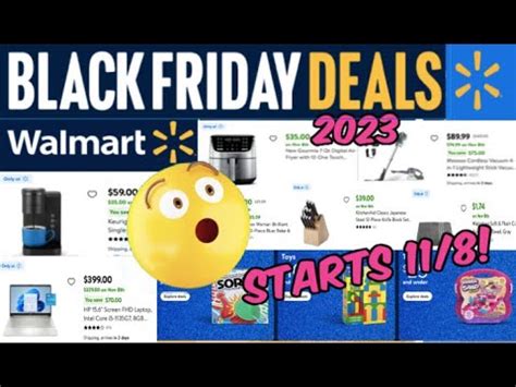 WALMART BLACK FRIDAY 2023 AD ELECTRONICS TOYS MORE STARTS 11 8