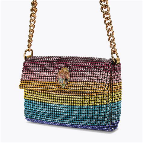 Sm Party Shoulder Bag Rainbow Stripe Shoulder Bag By Kurt Geiger London