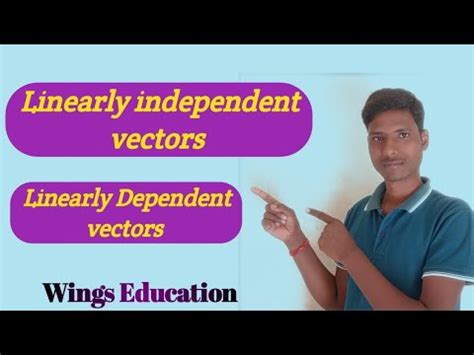 Linearly Dependent Vectors Linearly Independent Vectors LI LD